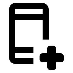 Online Medical App Icon from Rounded Line - Material Pro Set