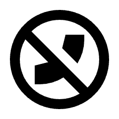 Phone Circle Disabled Fill Icon from Sharp Fill - Streamline Material Set