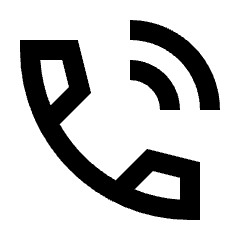 Phone In Talk Icon from Sharp Line - Streamline Material Set