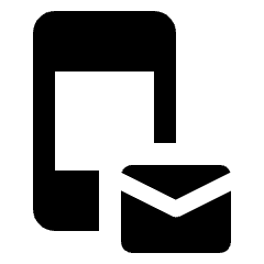 Phone Messaging Fill Icon from Rounded Fill - Streamline Material Set