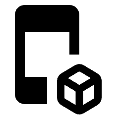 Phonelink Module Fill Icon from Rounded Fill - Streamline Material Set