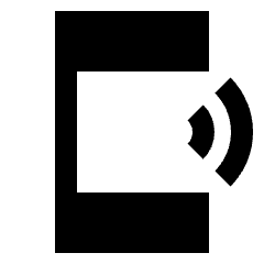 Phonelink Ring Fill Icon from Sharp Fill - Streamline Material Set