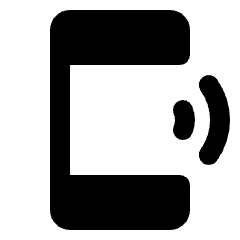 Phonelink Ring Fill Icon from Rounded Fill - Material Pro Set