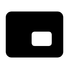 Picture In Picture Alt Fill Icon from Rounded Fill - Material Pro Set