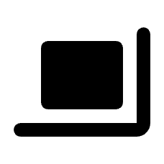 Picture In Picture Large Fill Icon from Rounded Fill - Material Pro Set