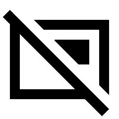 Picture In Picture Off Icon from Sharp Line - Material Pro Set