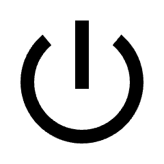 Power Settings New Icon from Outlined Line - Streamline Material Set