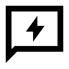 Quickreply Icon from Sharp Line - Material Pro Set