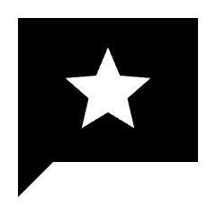 Reviews Fill Icon from Sharp Fill - Streamline Material Set