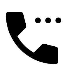 Settings Phone Fill Icon from Outlined Fill - Streamline Material Set