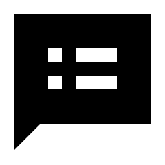 Speaker Notes Fill Icon from Sharp Fill - Streamline Material Set