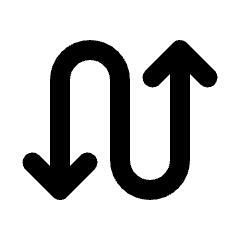 Swap Calls Icon from Rounded Line - Streamline Material Set
