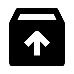 Unarchive Fill Icon from Outlined Fill - Streamline Material Set