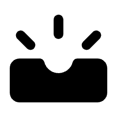 Upcoming Fill Icon from Rounded Fill - Streamline Material Set