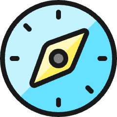 Compass 1 Icon from Ultimate Colors Set