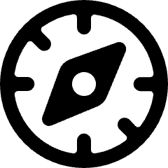 Compass 1 Alternate Icon from Ultimate Bold Set