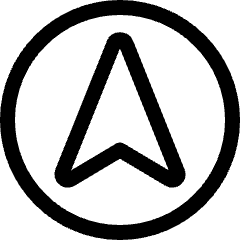 Navigation Compass North Icon from Ultimate Regular Set