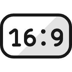 Composition 16 To 9 Icon from Ultimate Colors Set