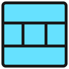 Composition Layout Icon from Ultimate Colors Set