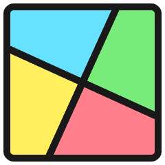 Composition Net Icon from Ultimate Colors Set