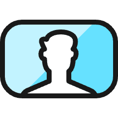 Composition Window Man Icon from Ultimate Colors Set