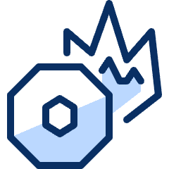 Disc Burn Icon from Cyber Duotone Set