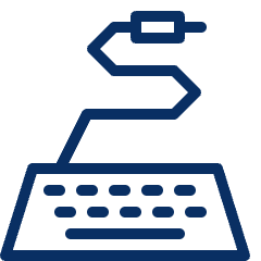 Keyboard Icon from Cyber Line Set