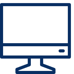 Monitor 1 Icon from Cyber Line Set