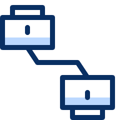 Monitor Connector Icon from Cyber Duotone Set