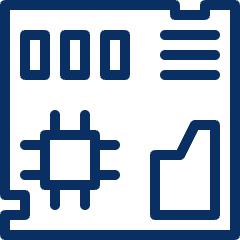 Motherboard Icon from Cyber Line Set