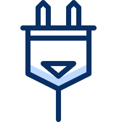 Plug 2 Icon from Cyber Duotone Set