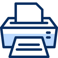 Printer 3 Icon from Cyber Duotone Set