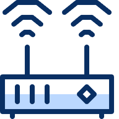 Router Wifi Icon from Cyber Duotone Set
