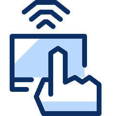 Touchpad Wifi Wireless Icon from Cyber Duotone Set