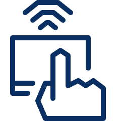 Touchpad Wifi Wireless Icon from Cyber Line Set