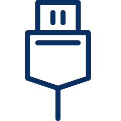 Usb 2 Icon from Cyber Line Set