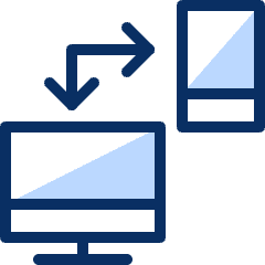 Computer Device Connection Icon from Cyber Duotone Set