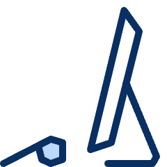 Computer Imac 7 Icon from Cyber Duotone Set