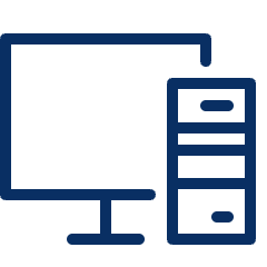 Computer PC 1 Icon from Cyber Line Set