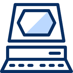 Computer PC 3 Icon from Cyber Duotone Set