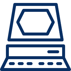 Computer PC 3 Icon from Cyber Line Set