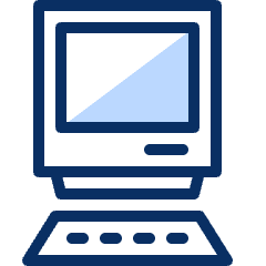 Computer PC 4 Icon from Cyber Duotone Set