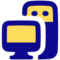 Computer Pc Desktop Icon from Plump Pop Set