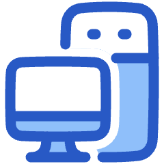 Computer Pc Desktop Icon from Plump Duo Set