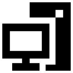 Computer Pc Desktop Icon from Sharp Remix Set