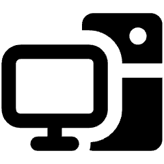 Computer Pc Desktop Icon from Core Remix Set