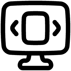 Desktop Application Icon from Plump Line Set