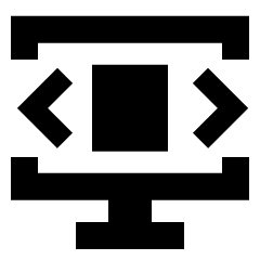 Desktop Application Icon from Sharp Solid Set