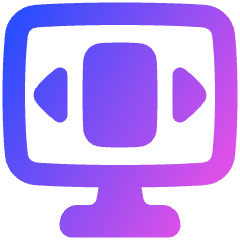 Desktop Application Icon from Plump Gradient Set