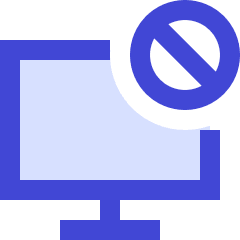 Desktop Block Icon from Sharp Duo Set